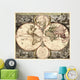 Antique World Map Wall Decal