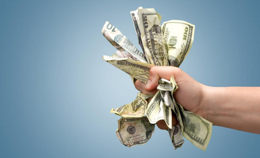 Money Money Hand Hand Wall Decal
