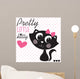 Pretty Little Black Cat Wall Decal