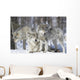 Grey Wolf Pack Wall Decal
