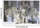 Grey Wolf Pack Wall Decal