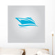 Vector Yacht Icon Wall Decal