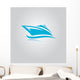 Vector Yacht Icon Wall Decal