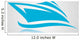 Vector Yacht Icon Wall Decal
