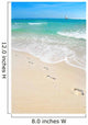 Footprints Beach Wall Decal