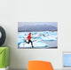Running Man Sprinting Trail Wall Decal
