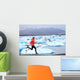 Running Man Sprinting Trail Wall Decal