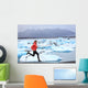 Running Man Sprinting Trail Wall Decal