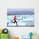 Running Man Sprinting Trail Wall Decal