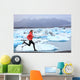 Running Man Sprinting Trail Wall Decal