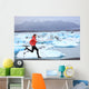 Running Man Sprinting Trail Wall Decal