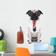 Business Boss Dog Wall Decal