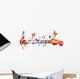 Colorful Music Design with Wall Decal Design 2