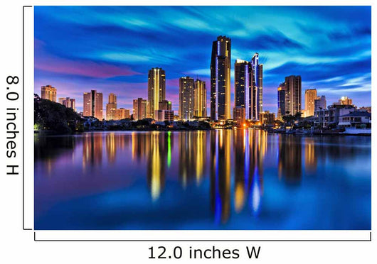 Qe Surfers Paradise City Wall Decal