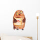 Owl with Cup Coffee Wall Decal