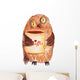 Owl with Cup Coffee Wall Decal