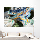 Dragon Salamandra Gaudi Mosaic Wall Decal
