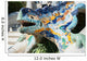 Dragon Salamandra Gaudi Mosaic Wall Decal