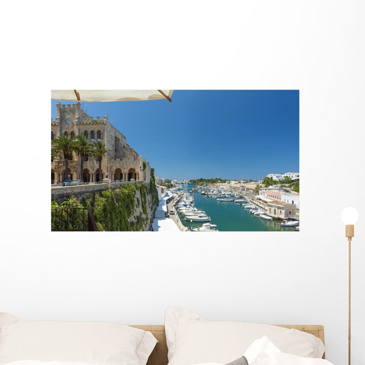 Town Hall and Port Wall Decal
