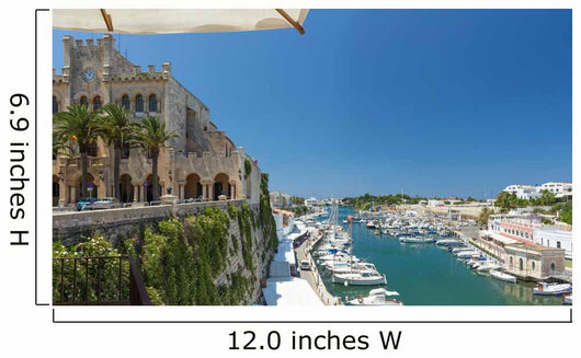 Town Hall and Port Wall Decal
