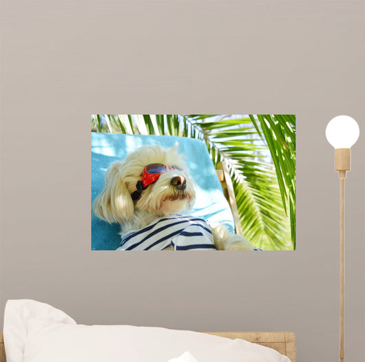 Holiday Dog Wall Decal