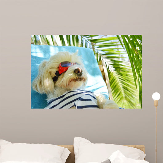 Holiday Dog Wall Decal