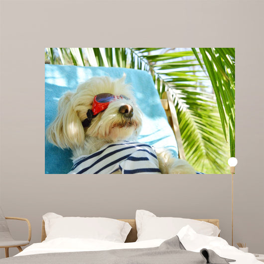 Holiday Dog Wall Decal