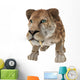 Big Cat Smilodon Wall Decal Design 1