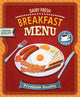 Vintage Breakfast Poster Design Wall Decal