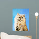 Oil Painting Drawing Cat Wall Decal