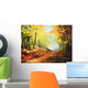 Oil Painting Landscape Colorful Wall Decal