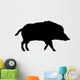 Wildschwein Silhouette Wall Decal