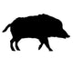 Wildschwein Silhouette Wall Decal