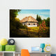 Oil Painting House Forest Wall Decal