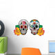 Roses and Sugar Skulls Wall Stickers Wall Decal