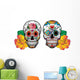 Roses and Sugar Skulls Wall Stickers Wall Decal