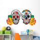 Roses and Sugar Skulls Wall Stickers Wall Decal