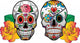 Roses and Sugar Skulls Wall Stickers Wall Decal