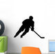 Hockey Player Wall Decal