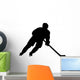 Hockey Player Wall Decal
