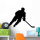 Hockey Player Wall Decal