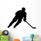 Hockey Player Wall Decal