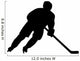 Hockey Player Wall Decal
