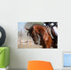 Portrait Sport Brown Horse Wall Decal