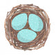 Nest with Eggs Wall Decal