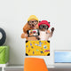 Dog with Cat Taking Wall Decal
