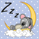 Sleeping Koala Wall Decal