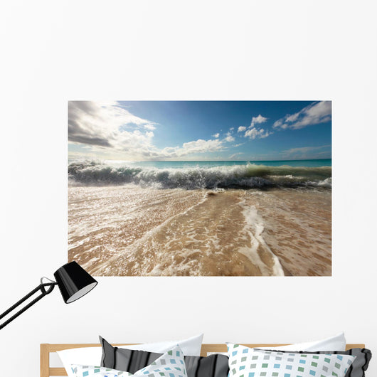 Wave Going Back to Wall Decal