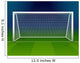 Soccer Goalpost with Net Wall Decal