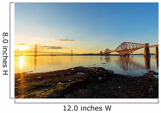 Two Bridges over Firth Wall Decal